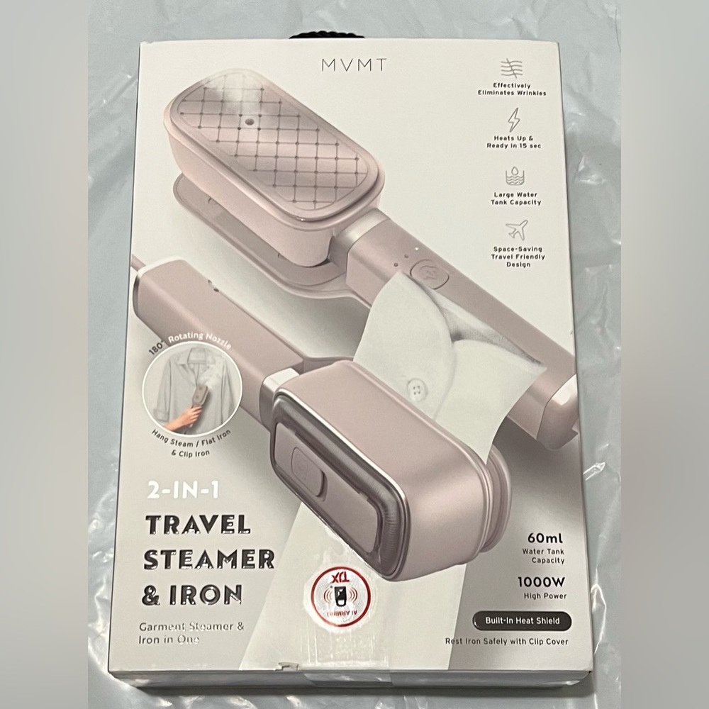 2-in-1 Travel Steamer & Iron